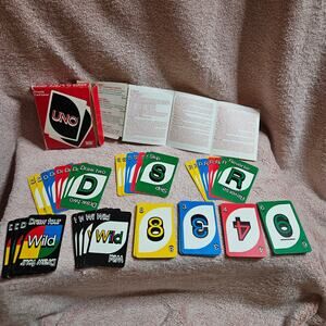 Vintage 1979 International Games UNO Card Game with Original Box and Manual